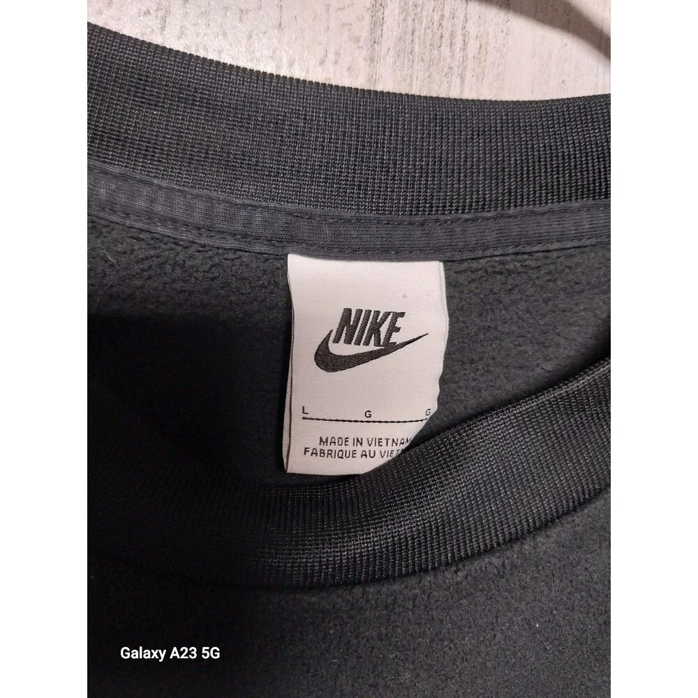 Nike Sportswear Mens Large Hybrid Fleece Pullover Crew Neck Sweater DD4854-010